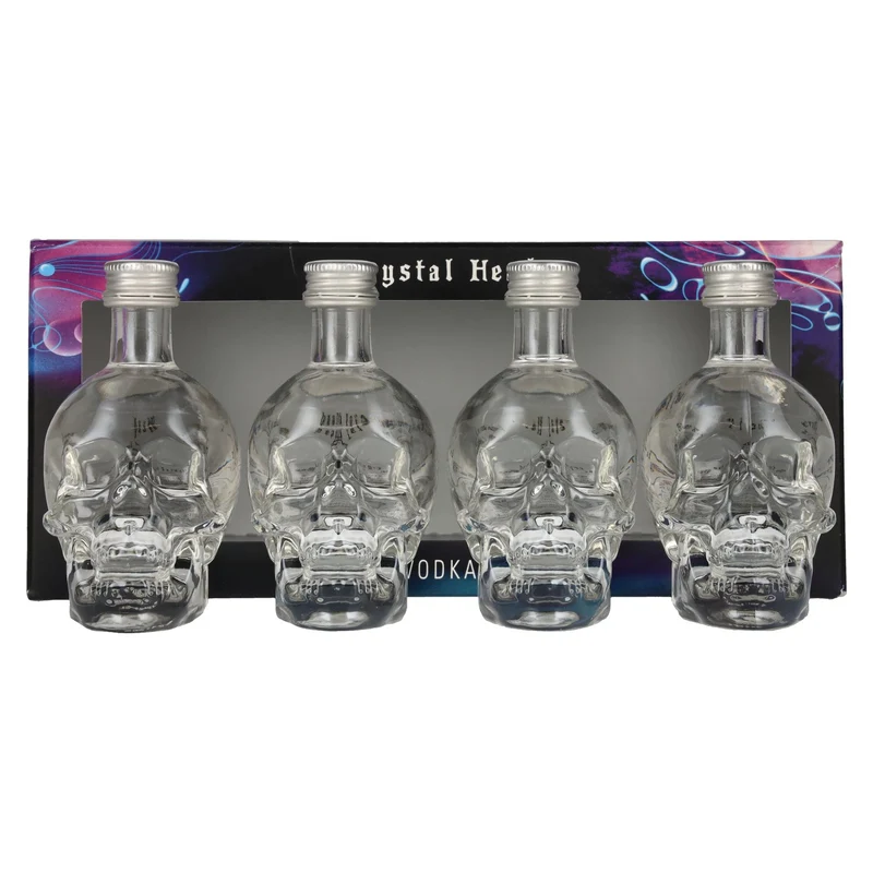 Crystal Head Vodka 40% Vol. 4x0,05l in Geschenkbox