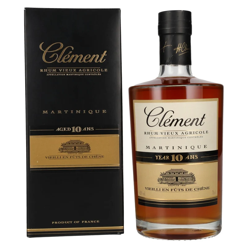Clément Rhum Vieux Agricole 10 Ans 42% Vol. 0,7l in Geschenkbox