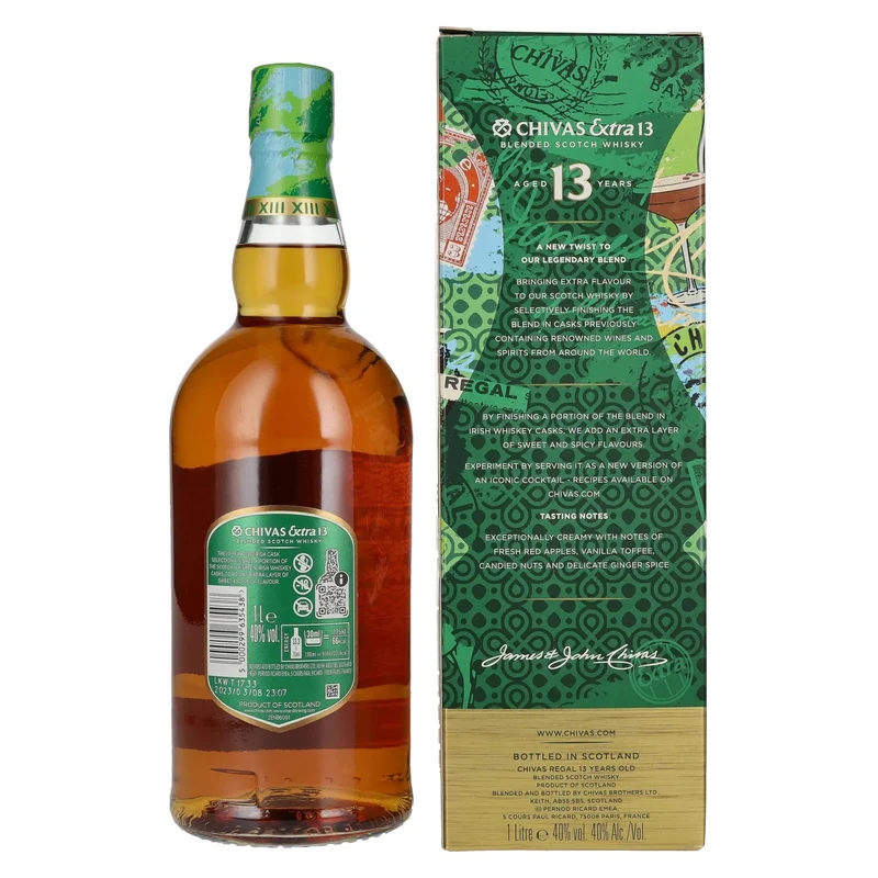 Chivas Regal EXTRA 13 Years Old IRISH CASKS SELECTION 40% Vol. 1l in Geschenkbox
