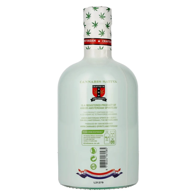 Cannabis Sativa Fibre Hemp Flavoured Jamaican Rum 37,5% Vol. 0,7l
