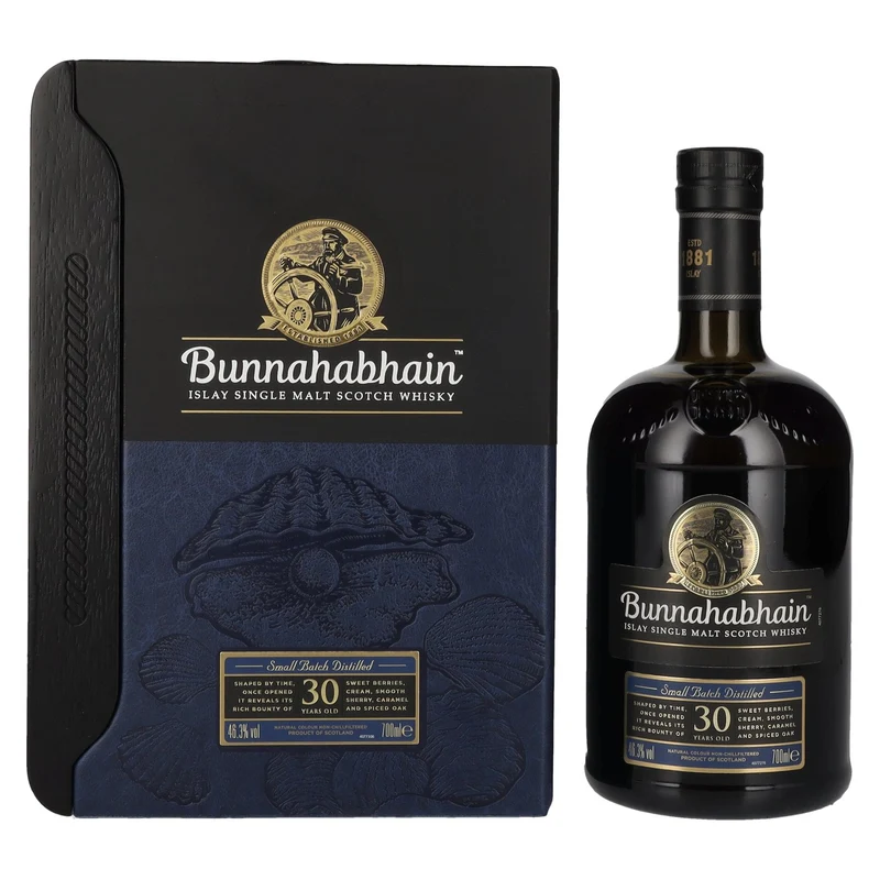 Bunnahabhain 30 Years Old Islay Single Malt Scotch Whisky 46,3% Vol. 0,7l in Geschenkbox