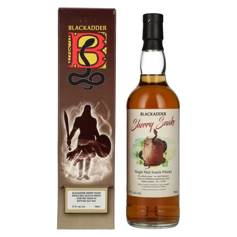Blackadder SHERRY SNAKE Single Malt Scotch Whisky 57,3% Vol. 0,7l in Geschenkbox