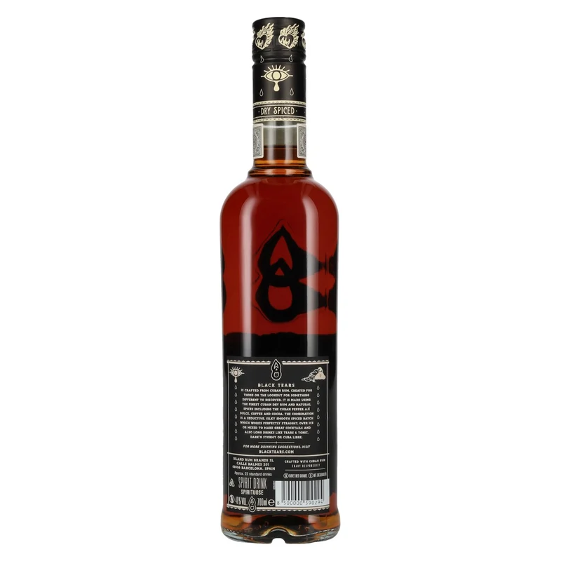 Black Tears Dry Spiced Spirit Drink 40% Vol. 0,7l