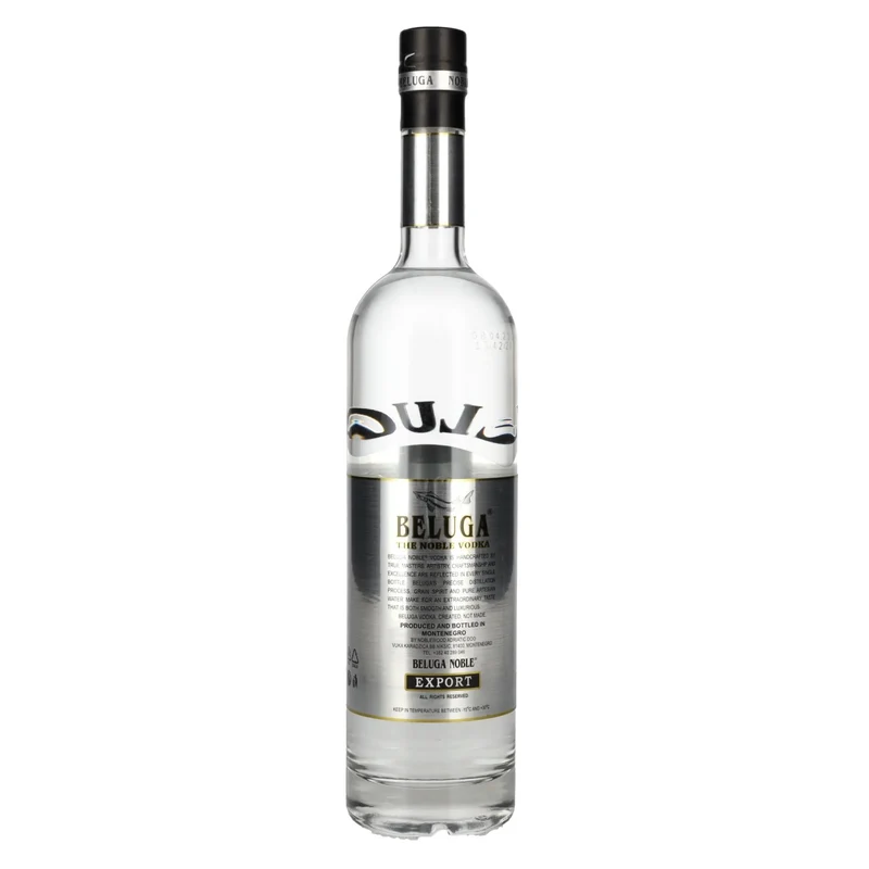 Beluga Noble Vodka EXPORT Montenegro 40% Vol. 0,7l