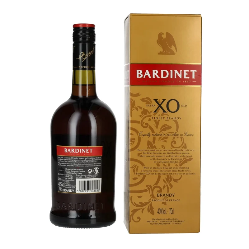Bardinet XO Extra Old Finest Brandy 40% Vol. 0,7l in Geschenkbox