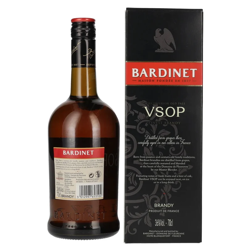 Bardinet VSOP Finest Brandy 36% Vol. 0,7l in Geschenkbox