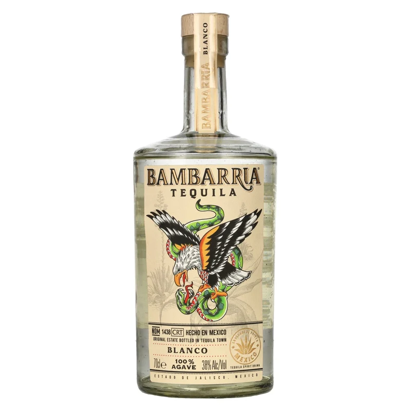 Bambarria Tequila Blanco 100% Agave 38% Vol. 0,7l
