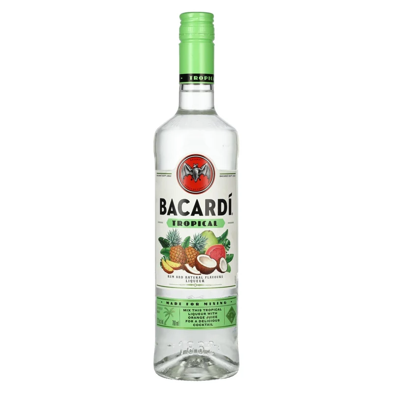 Bacardi TROPICAL Rum And Natural Flavours Liqueur 27% Vol. 0,7l