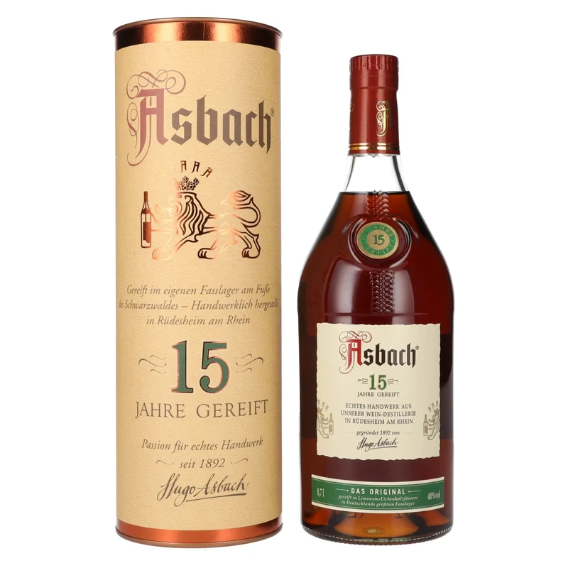 Asbach Das Original 15 Jahre gereift 40% Vol. 0,7l in Geschenkbox