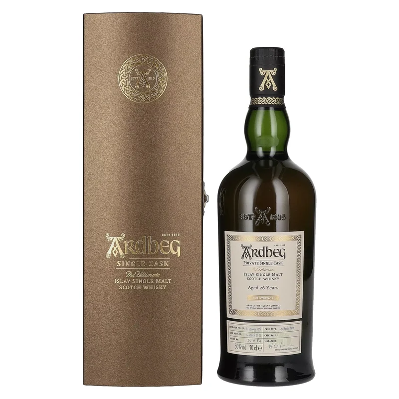 Ardbeg 26 Years Old The Ultimate Private Single Cask Whisky 50% Vol. 0,7l in Geschenkbox