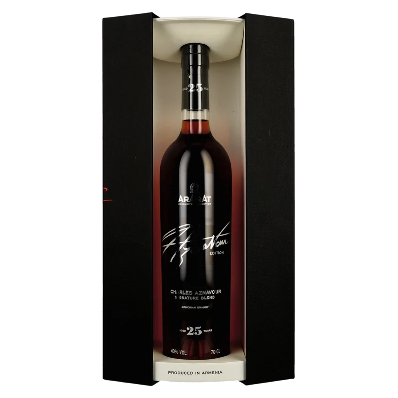 Ararat 25 Years Charles Aznavour Signature Blend 40% Vol. 0,7l in Geschenkbox