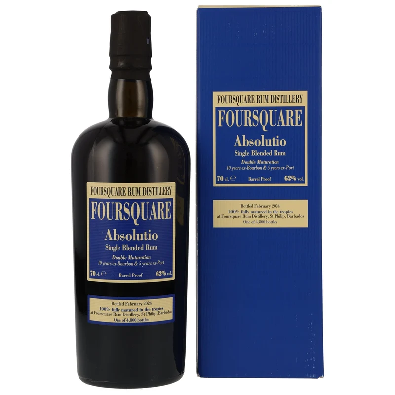 Foursquare Absolutio Single Blended Rum 2024 | 15 Years | 62%