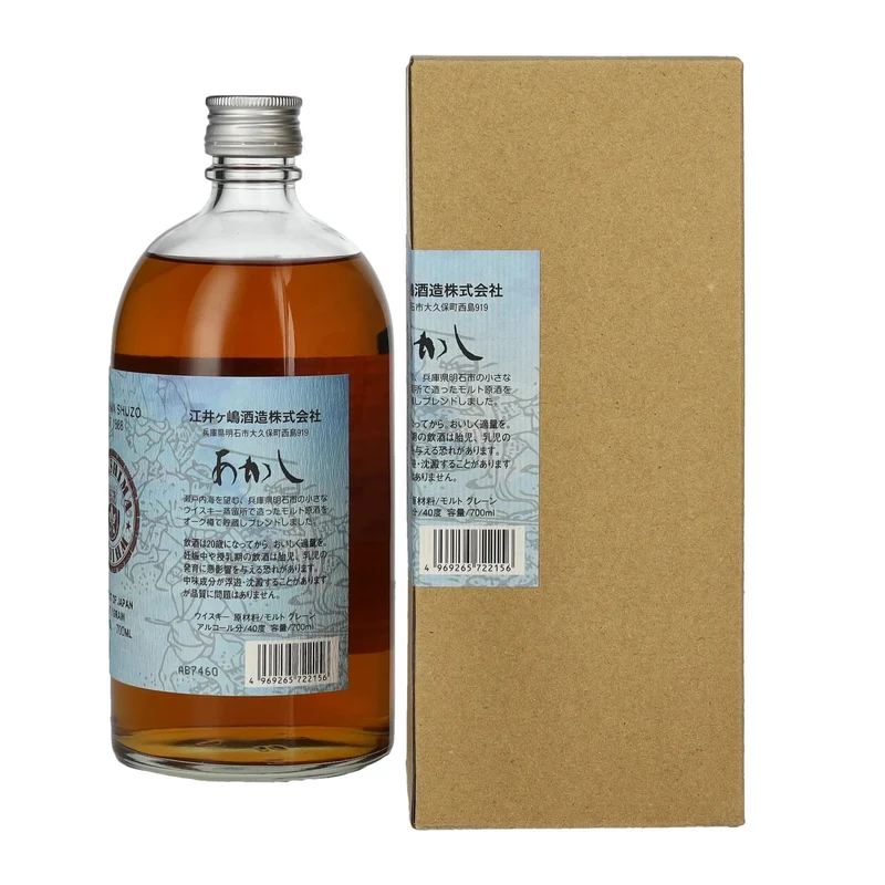 AKASHI BLUE Label Whisky 40% Vol. 0,7l in Geschenkbox