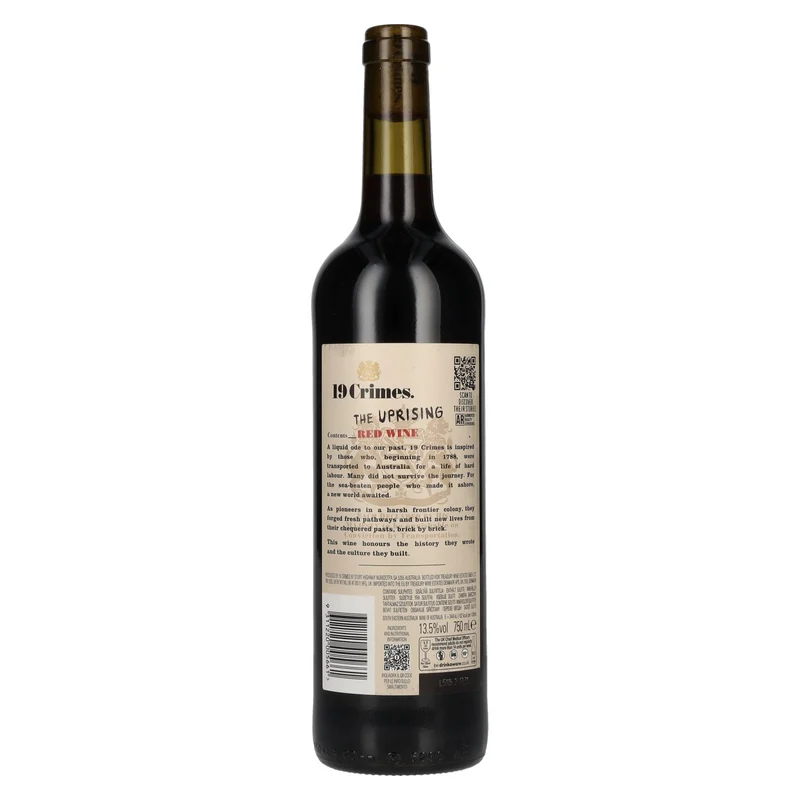 19 Crimes The Uprising Red Wine 13,5% Vol. 0,75l
