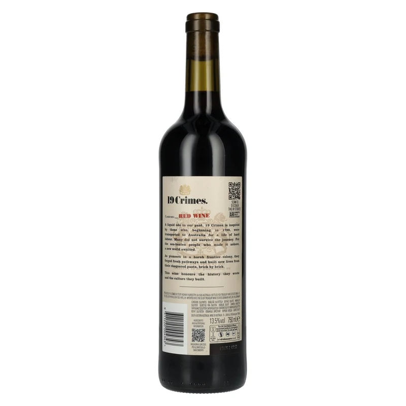19 Crimes Red Wine 13,5% Vol. 0,75l