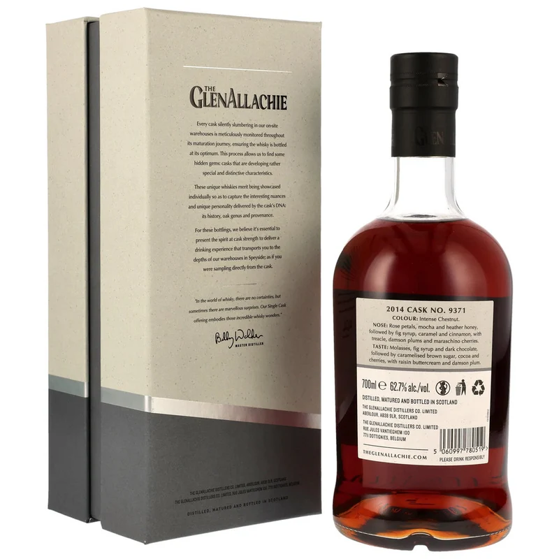 Glenallachie 12 Jahre 2014/2026 - PX Sherry Hogshead #9371 - 62,7% 0,7l