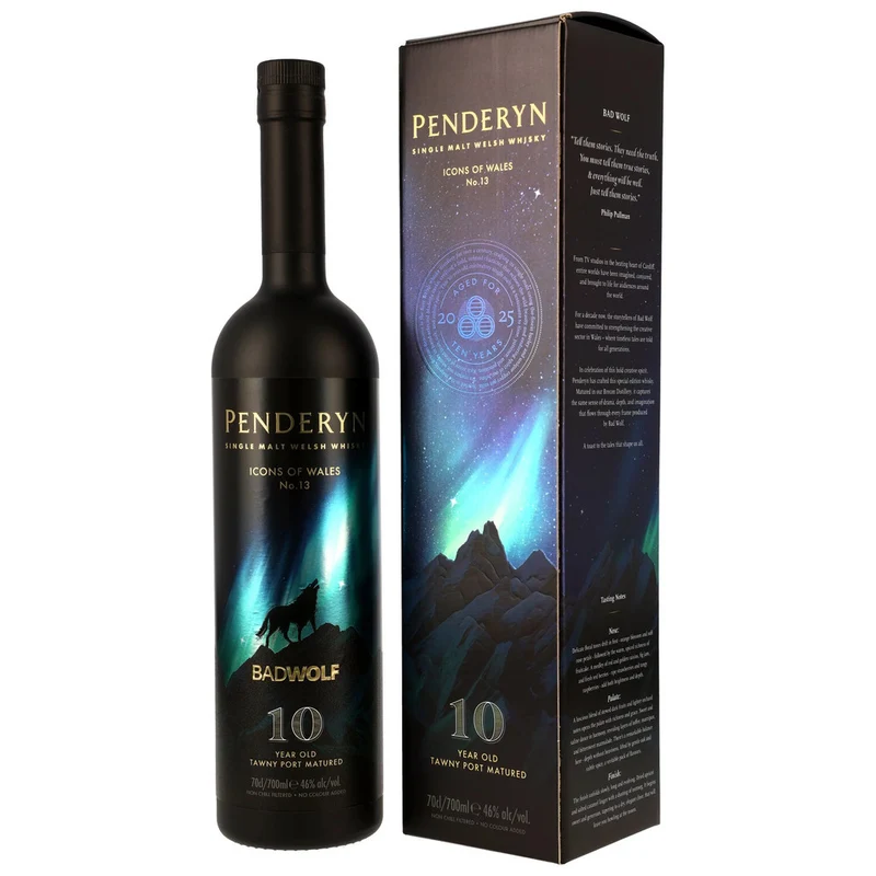 Penderyn 10 Jahre Icons of Wales Collection - Port Pipe 46,0% 0,7l