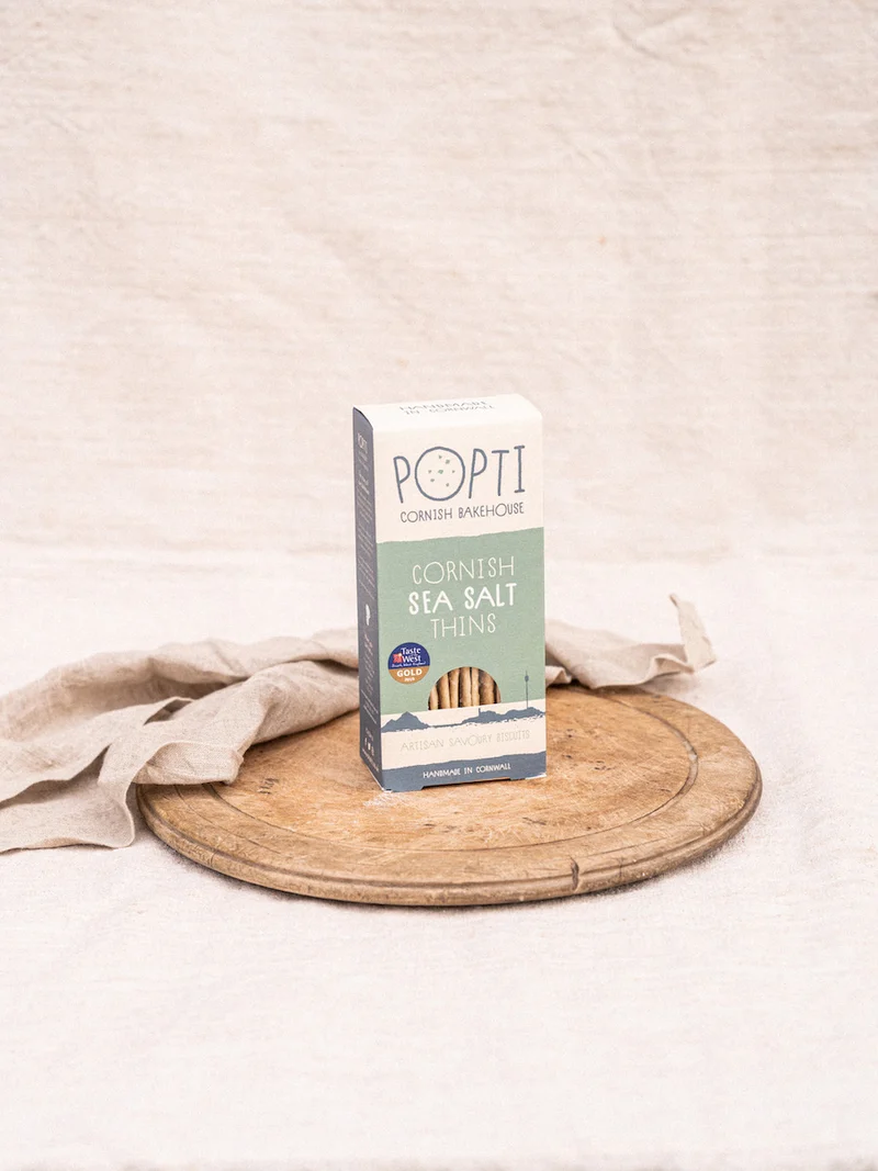 Popti Cornish Sea Salt Thins
