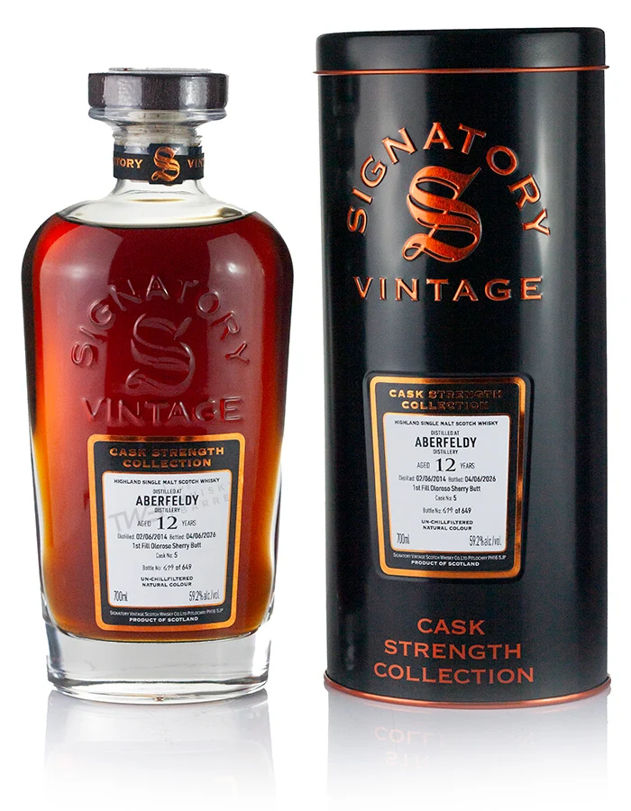 Aberfeldy 12 Year Old 2016 Signatory Cask Strength