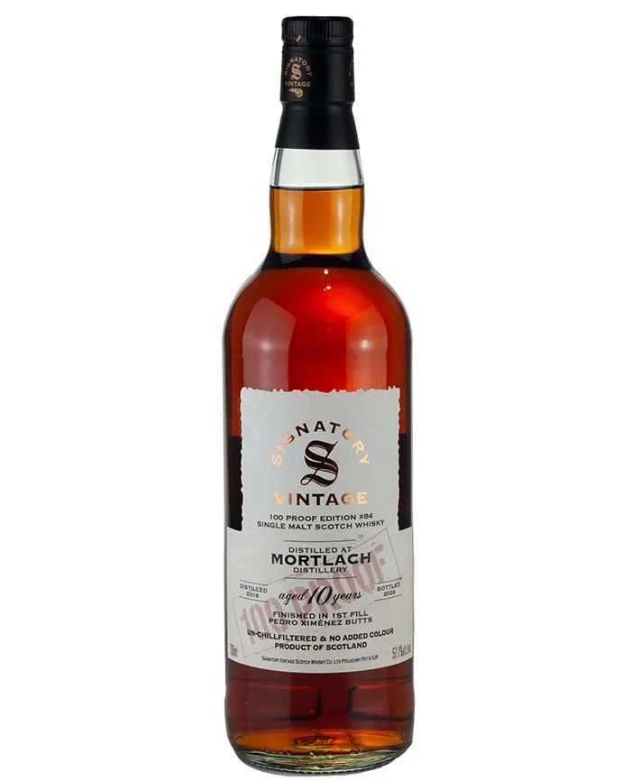 Mortlach 10 Year Old 2016 Signatory 100-Proof Edition #84