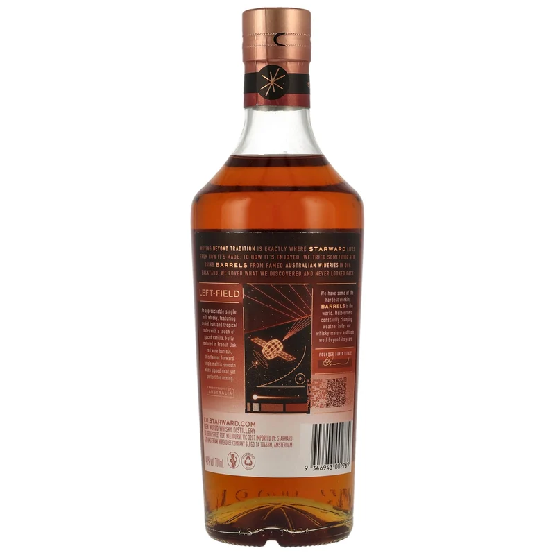 Starward Left-Field Australian Single Malt Whisky | 40% Vol. | 0,7l