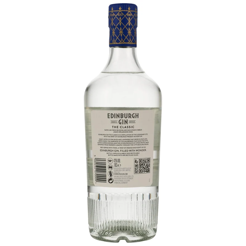 Edinburgh Classic London Dry Gin | Schottland | 43% Vol. | 0,7l