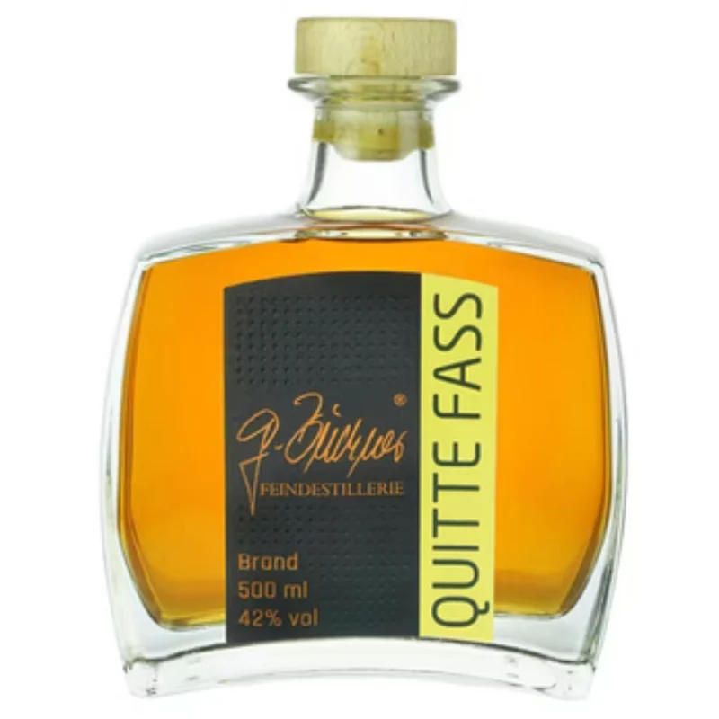 Edelbrand Quittenbrand fassgelagert | Quitten-Brand | Feindestillerie Gerhard Büchner | 42% Vol. | 0,5l