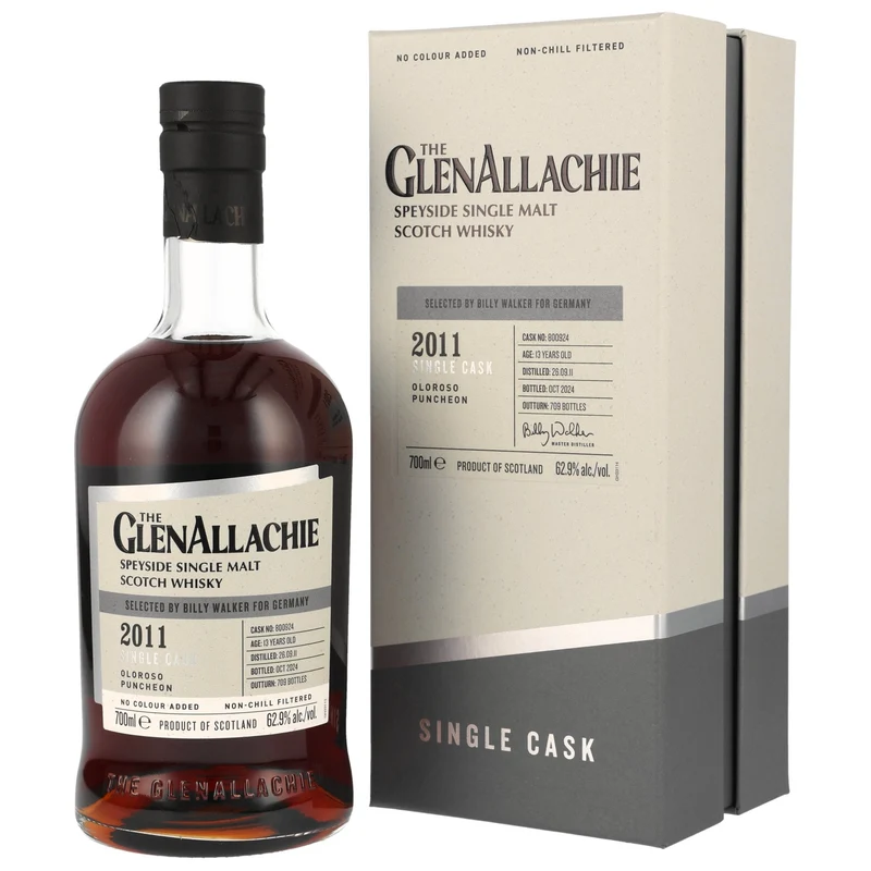 GlenAllachie | 13 Jahre | 2011/2024 | Oloroso Sherry #800924 Single Cask | 62,9%