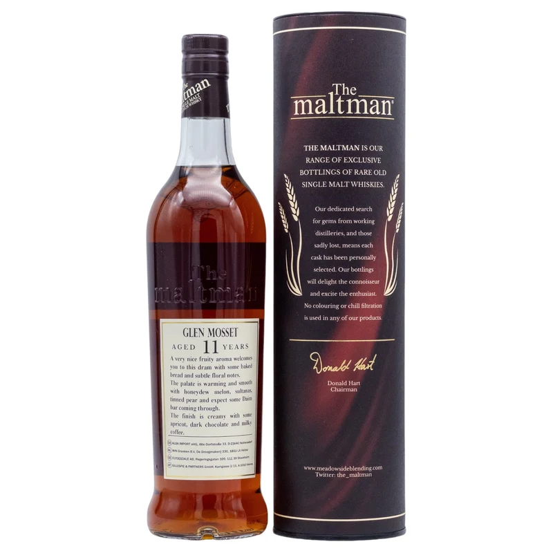 Glen Mosset (Benromach) | The Maltman | 2013/2024 | 11 Jahre | 54,6%