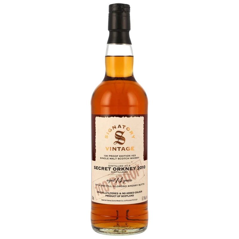 Secret Orkney | 100 Proof Edition #23 | Signatory Vintage | 2010/2024 | 14 Jahre | 57,1%