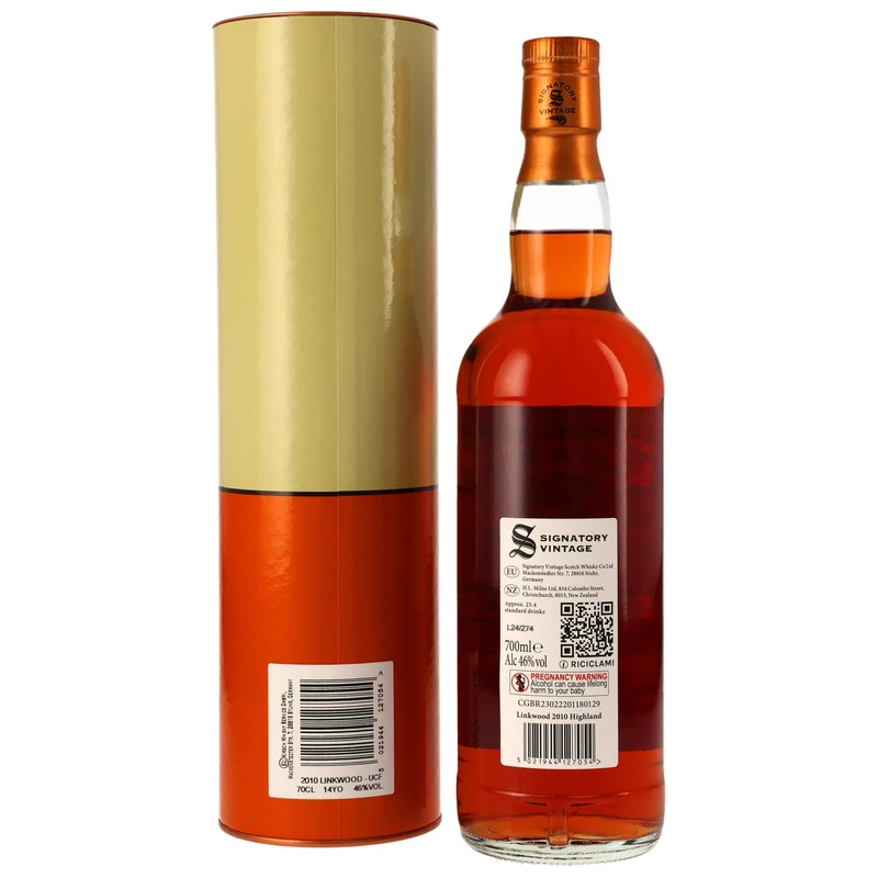 Linkwood | 14 Jahre | 2010/2024 | Bolgheri Cask | Signatory Vintage | 46%