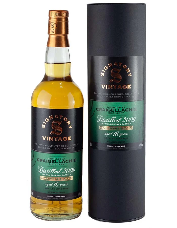 Craigellachie 16 Year Old 2009 Signatory Un-Chillfiltered