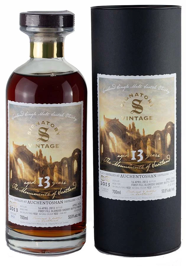 Auchentoshan 13 Year Old 2013 Signatory The Monuments St Andrews Cathedral