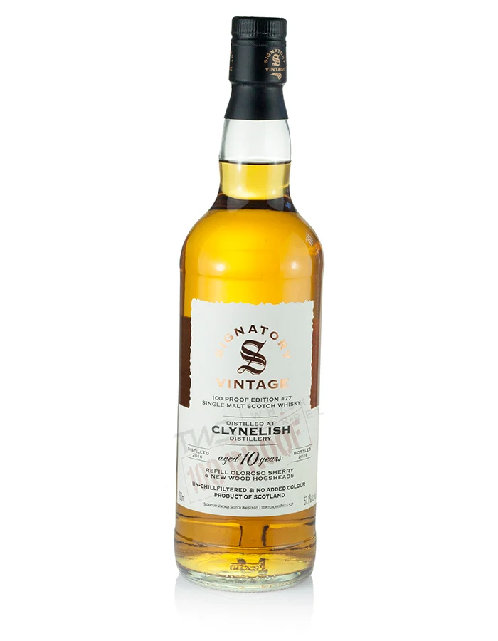 Clynelish 10 Year Old 2016 Signatory 100-Proof Edition #77