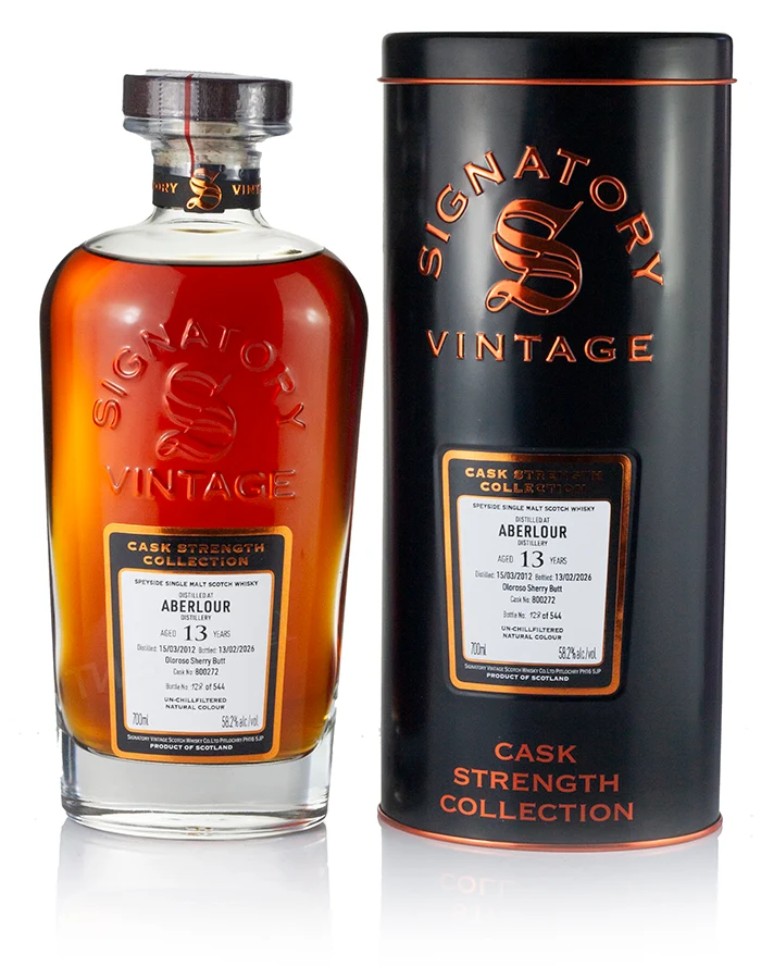 Aberlour 13 Year Old 2012 Signatory Cask Strength