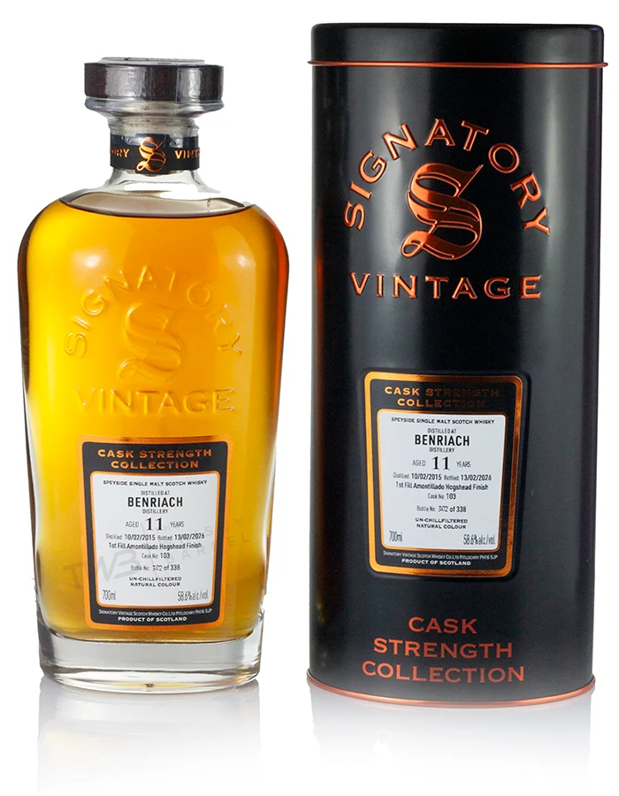 Benriach 11 Year Old 2015 Signatory Cask Strength