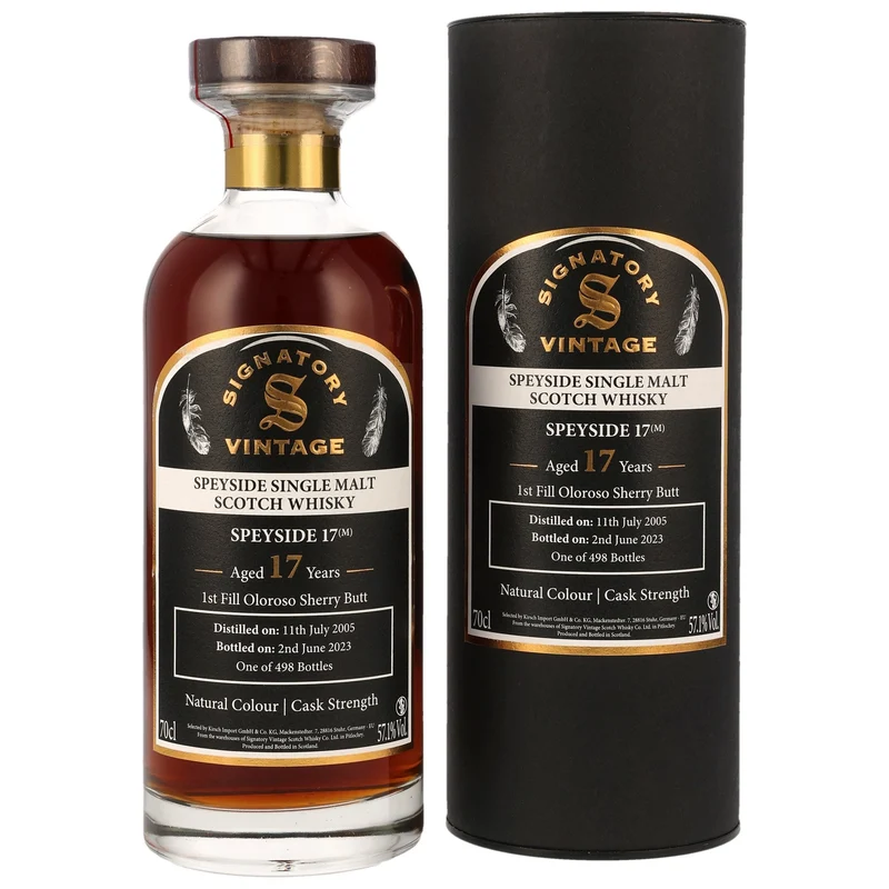 Speyside (M) | 17 Jahre | Signatory Vintage Ibisco Decanter | Cask Strength | 57,1%