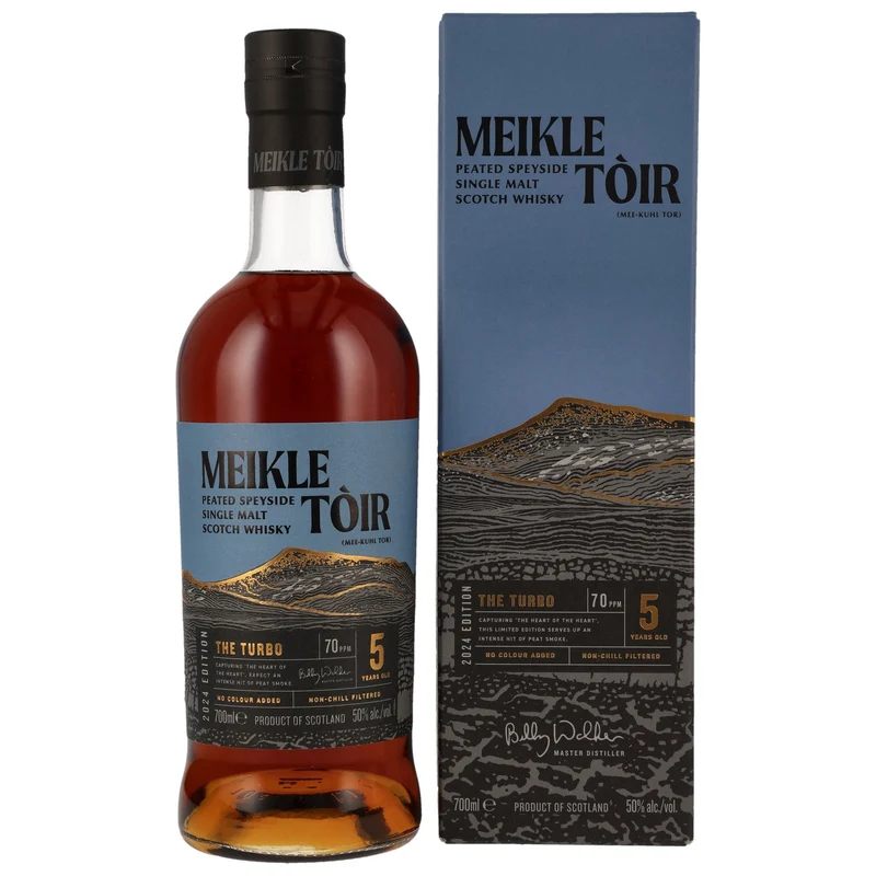 Meikle Toir | The Turbo 2024 - Heavily Peated | GlenAllachie | 5 Jahre | 50%