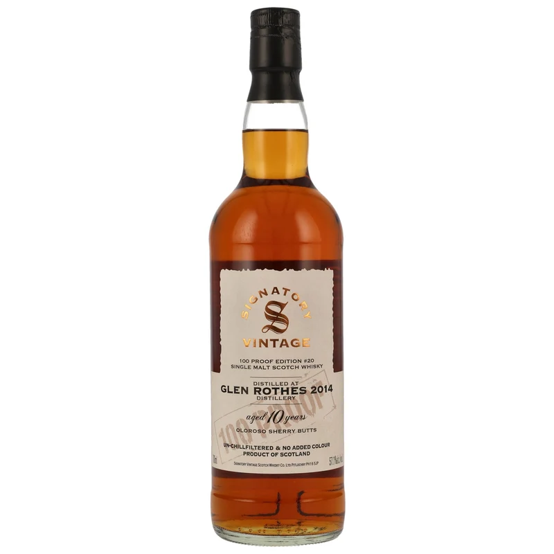 Glenrothes | 100 Proof Edition #20 | Signatory Vintage | 10 Jahre | 2014/2024 | 57,1%