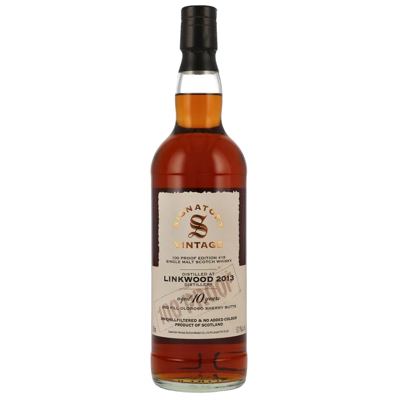 Linkwood | 100 Proof Edition #19 | Signatory Vintage | 10 Jahre | 2013/2024 | 57,1%