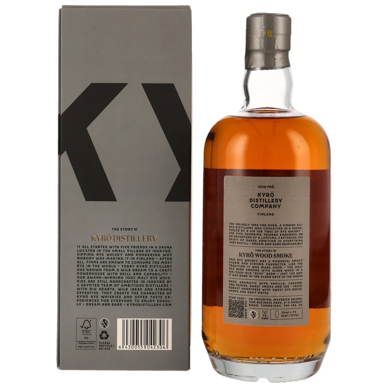 Kyrö | Wood Smoke | Malt Rye Whisky | 47,2%