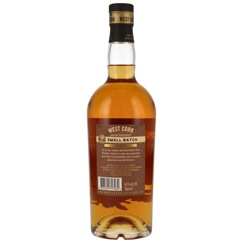 West Cork | Rum Finish | Small Batch - Cask Strength | 54,7%