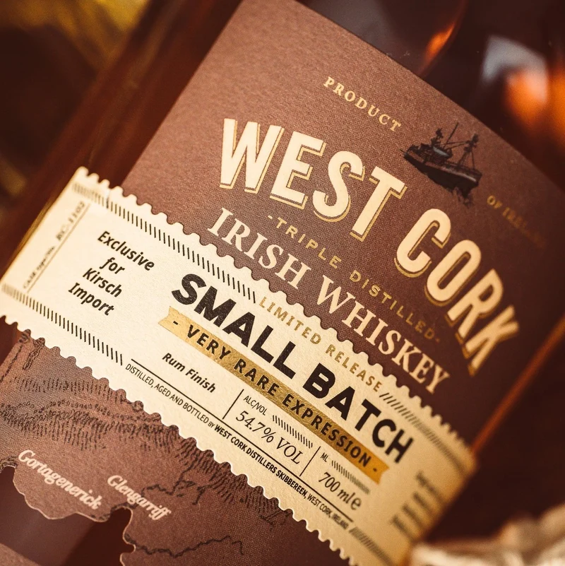 West Cork | Rum Finish | Small Batch - Cask Strength | 54,7%