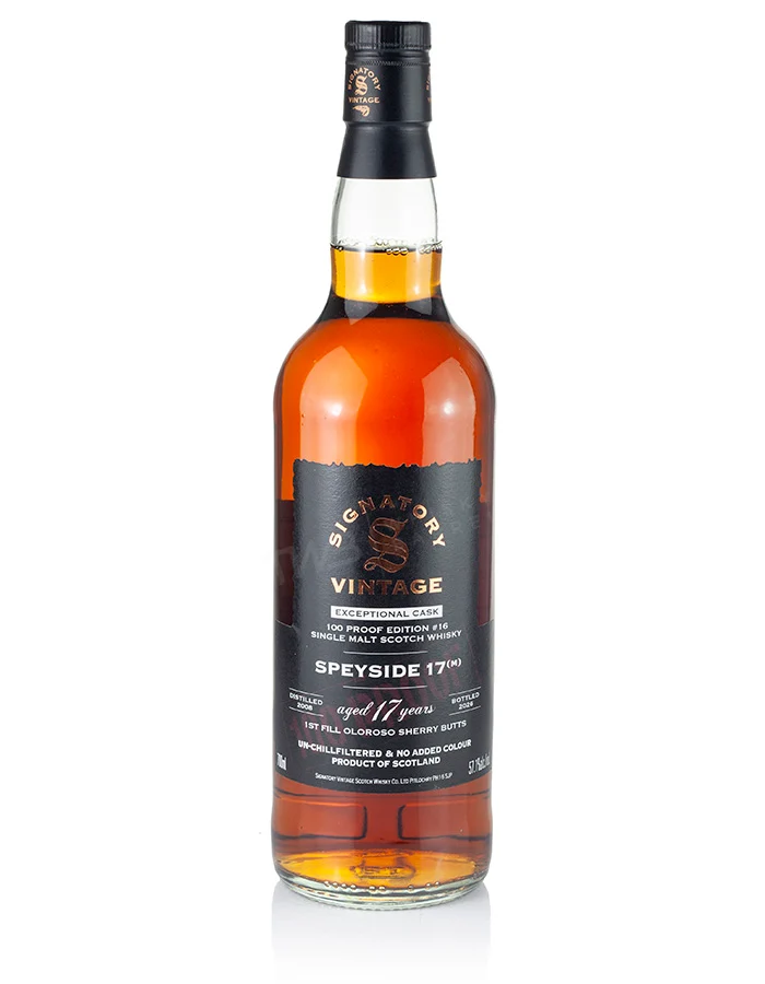 Mystery Malt (Macallan) 17 Year Old 2008 Signatory Exceptional Cask Edition #16