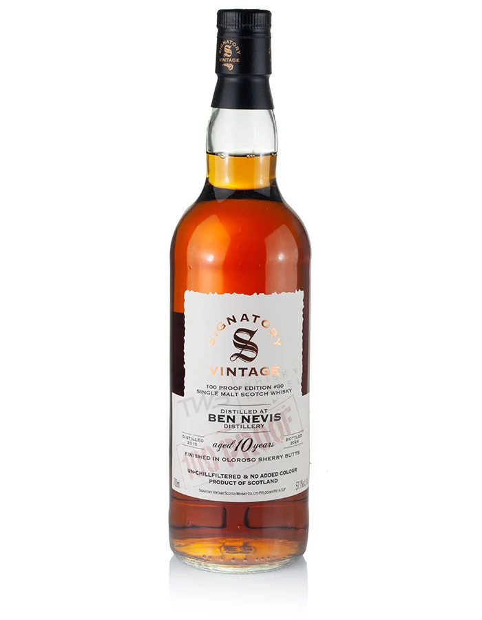 Ben Nevis 10 Year Old 2016 Signatory 100-Proof Edition #80