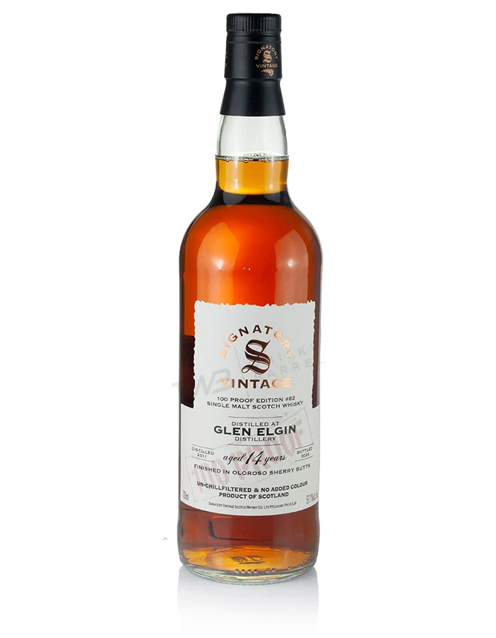 Glen Elgin 14 Year Old 2011 Signatory 100-Proof Edition #82