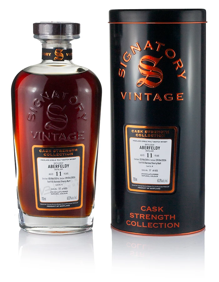 Aberfeldy 11 Year Old 2014 Signatory Cask Strength