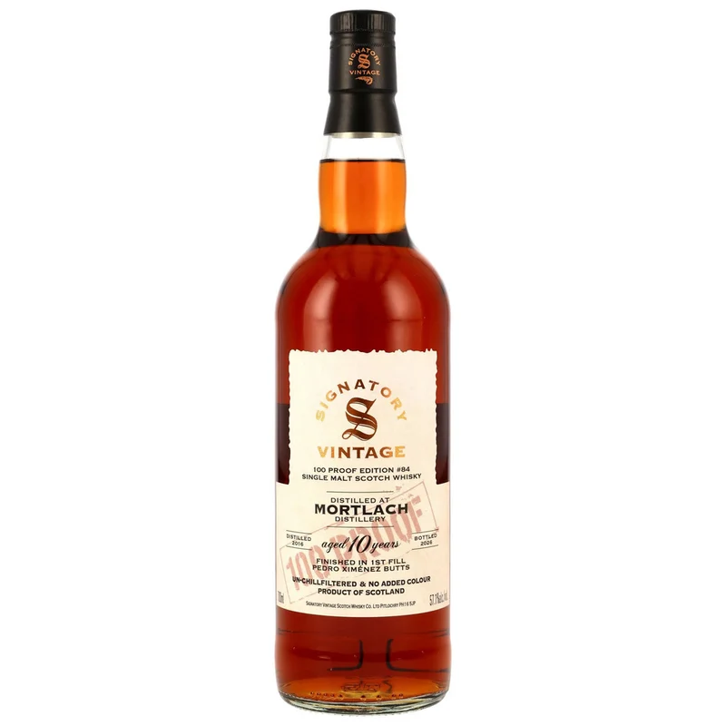 Mortlach 10 Jahre 2016/2026 - Signatory Vintage 100 Proof #84 57,1% 0,7l