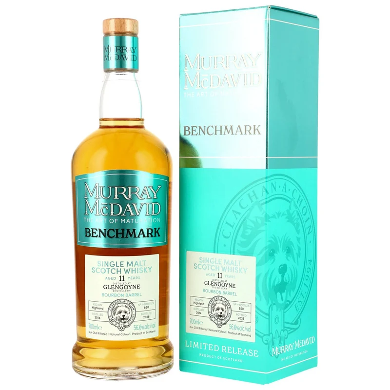 Glengoyne 11 Jahre 2014/2026 - Murray McDavid - First-Fill Bourbon Barrels 56,6% 0,7l