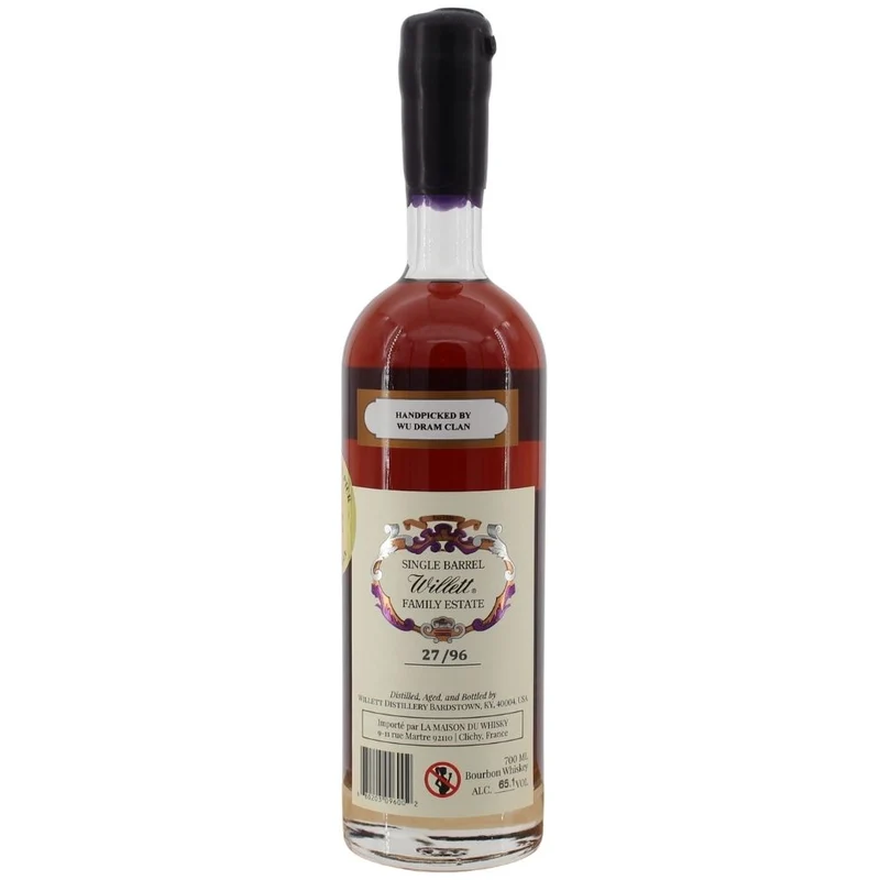 Willett 12 Jahre Single Bourbon Barrel Wu Dram Clan 65,1% 0,7l